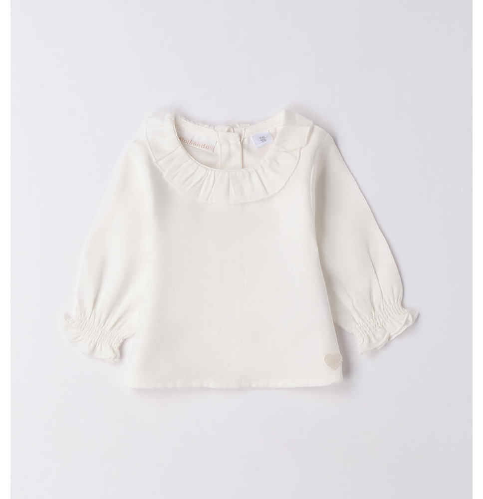 Camicia Minibanda Neonata Bianca F700