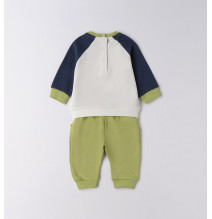 Tuta Minibanda Neonato Panna F633