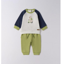 Tuta Minibanda Neonato Panna F633