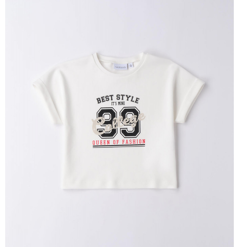 Maglia Sarabanda Ragazza Bianca F436