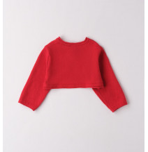 Cardigan Minibanda Neonata Rosso F702