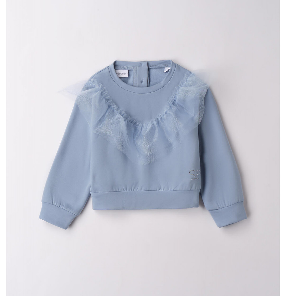 Felpa Sarabanda Bimba Azzurra F221