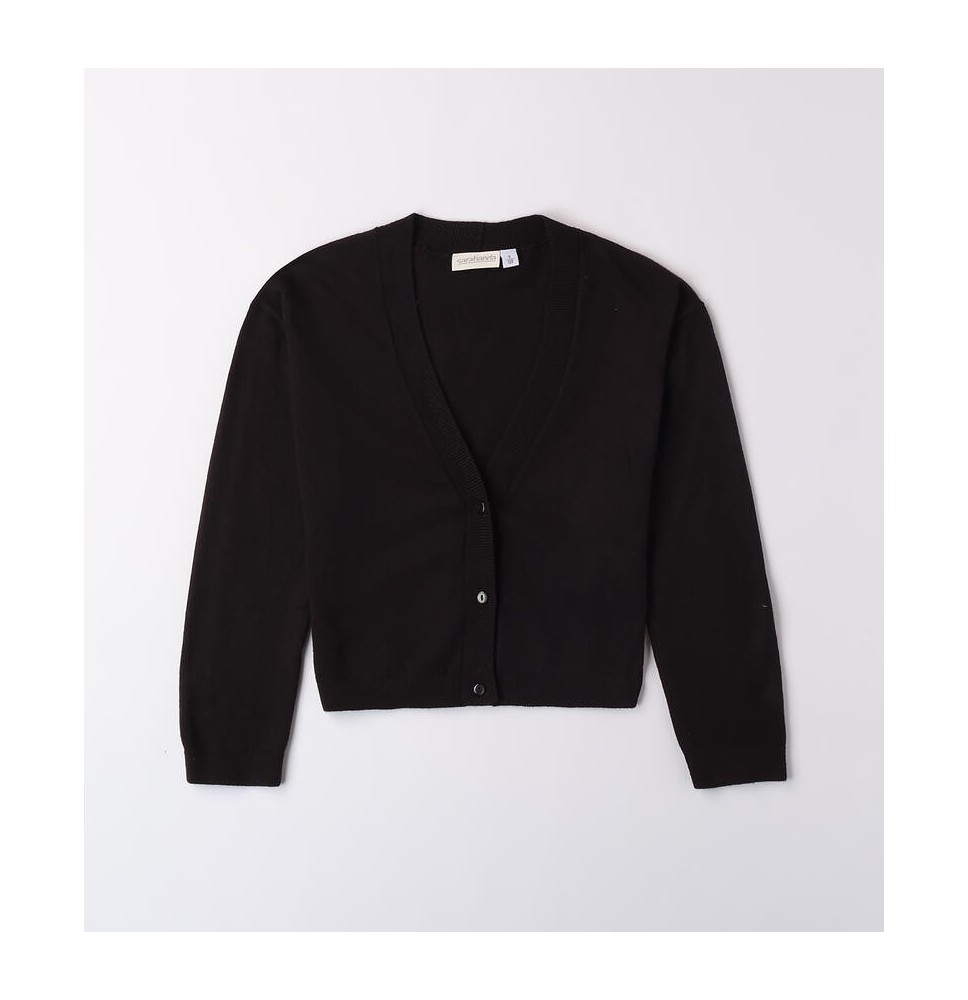 Cardigan Sarabanda Nero per ragazza A773