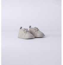Scarpe Minibanda Cerimonia Neonato Grigie F301