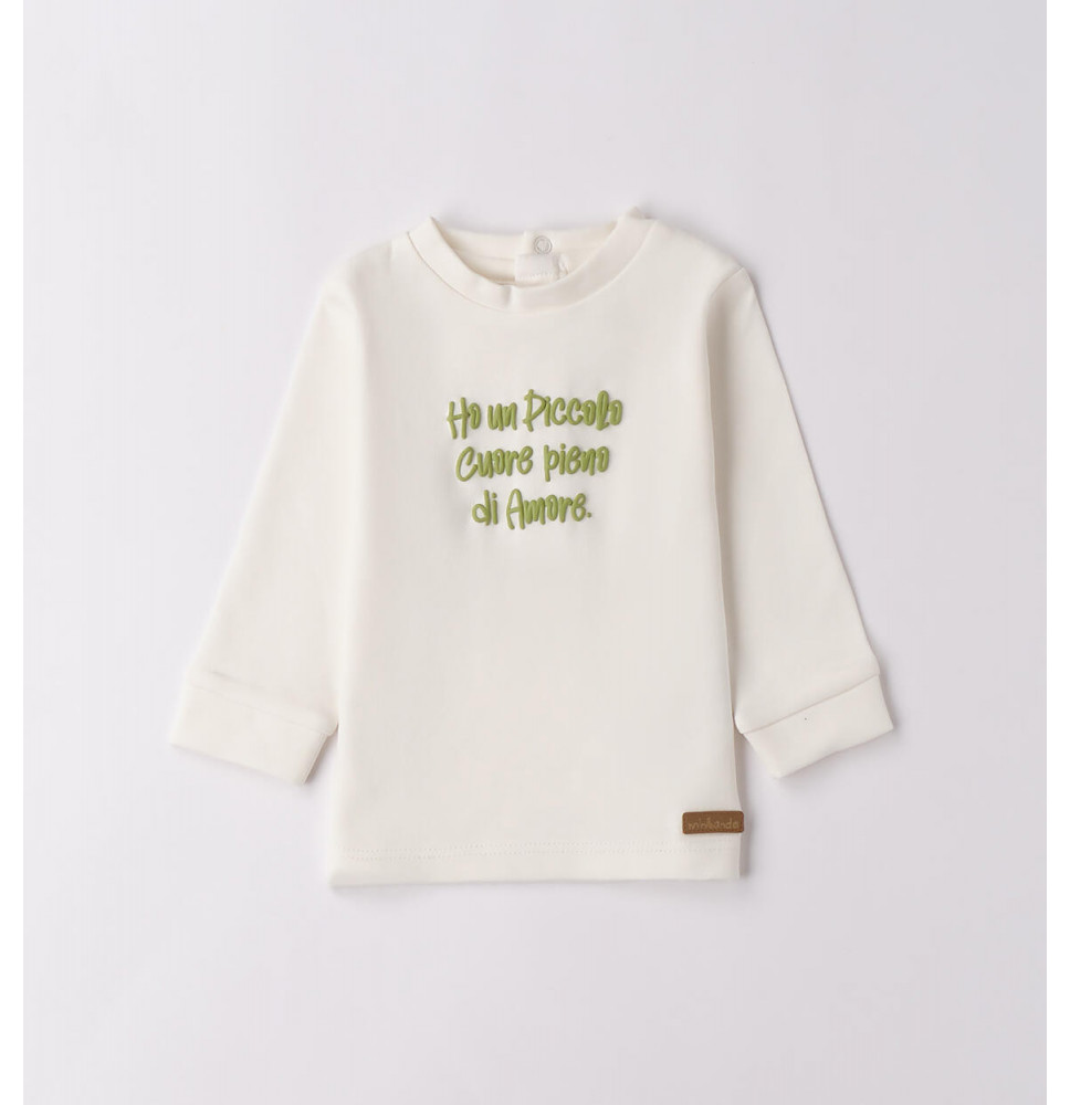 Maglietta Minibanda Bimbo Bianca F606