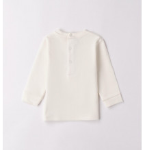 Maglietta Minibanda Bimbo Bianca F606