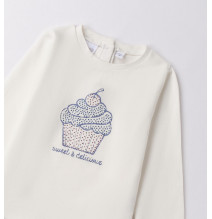 Maglietta Sarabanda Bimba Panna F223