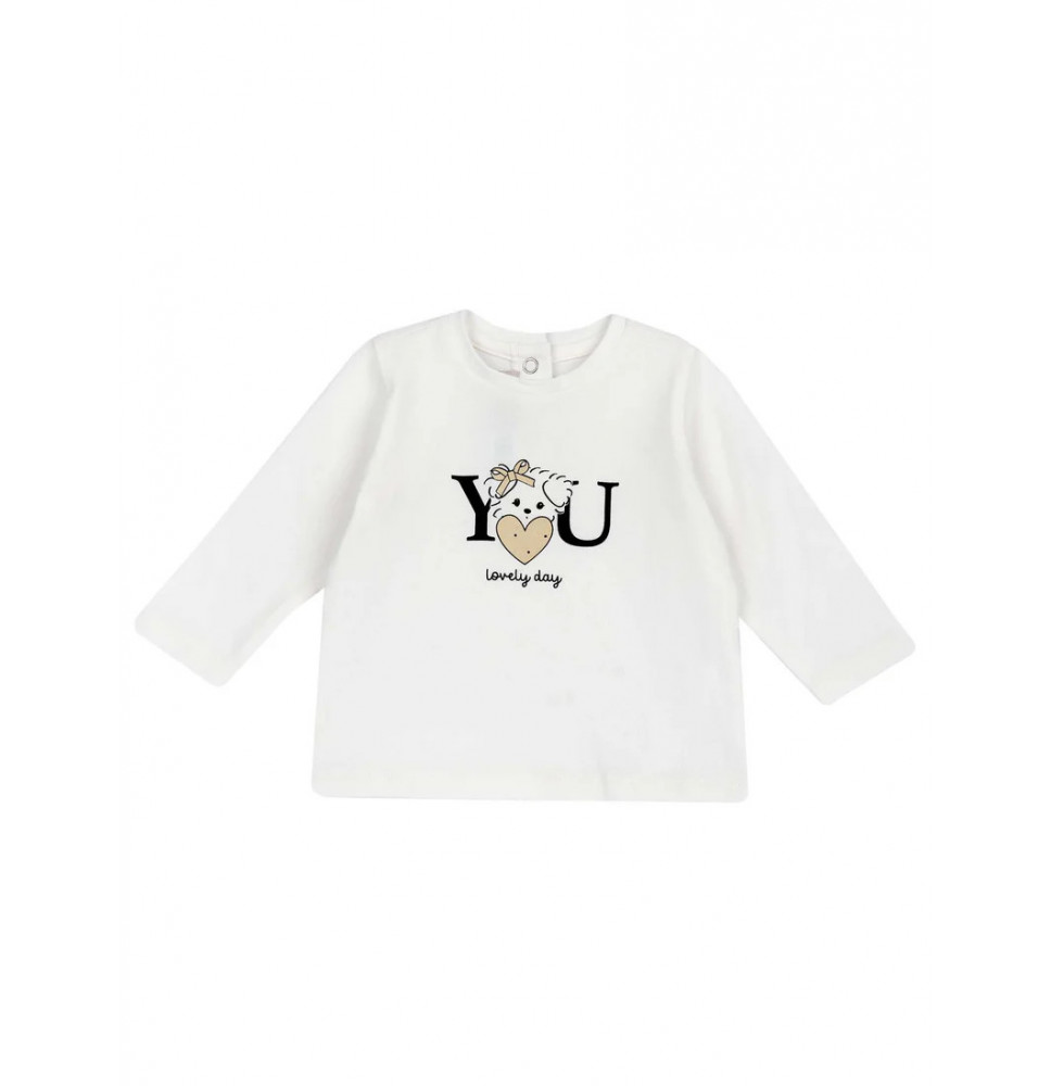 Maglietta Chicco Bimba Bianca 100704