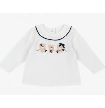 Maglietta Sarabanda Bimba Bianca 100525