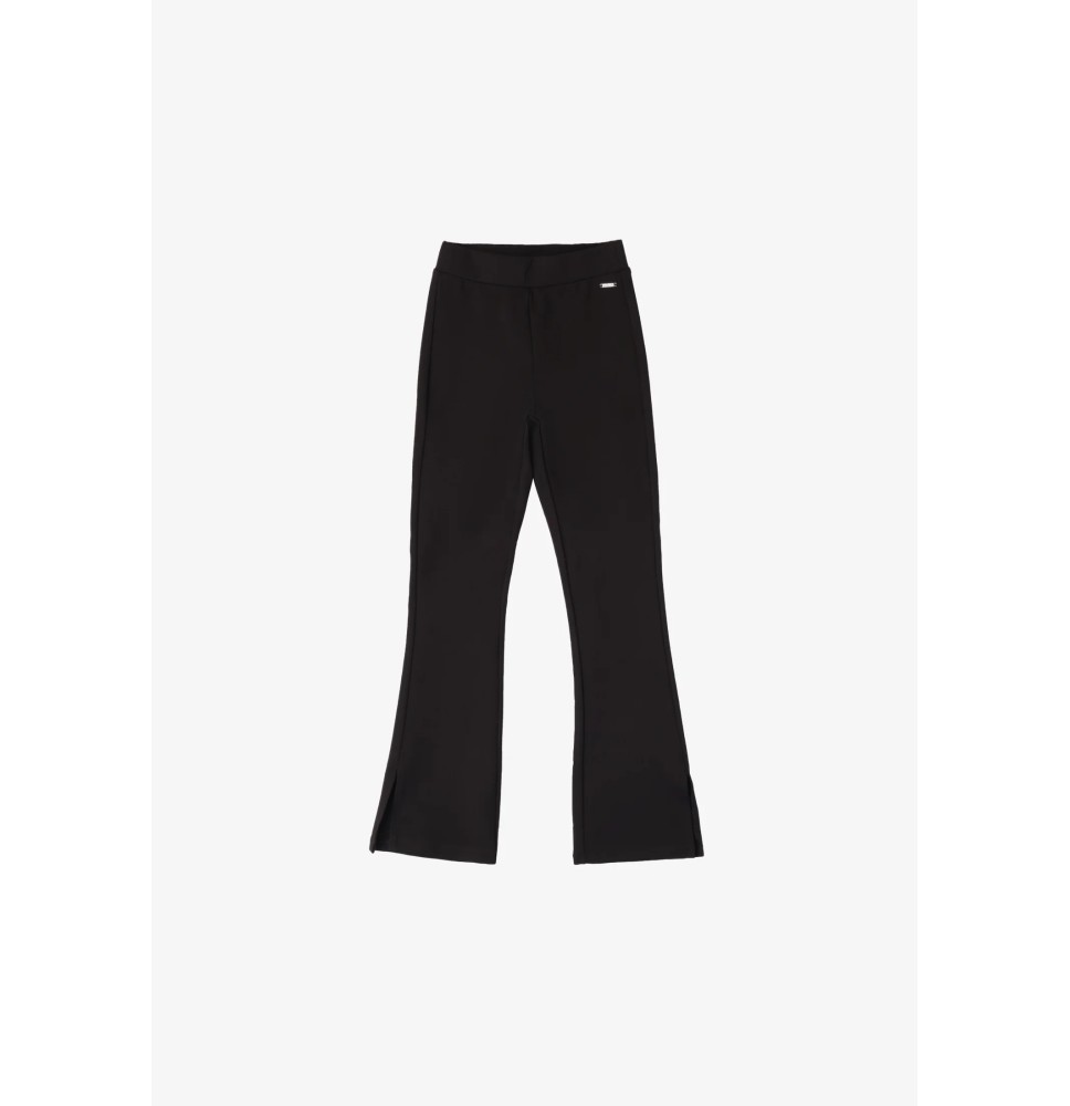 Pantalone Sarabanda Nero a zampa ragazza A783