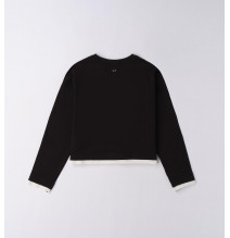 Maglietta Sarabanda Ragazza Nera F439