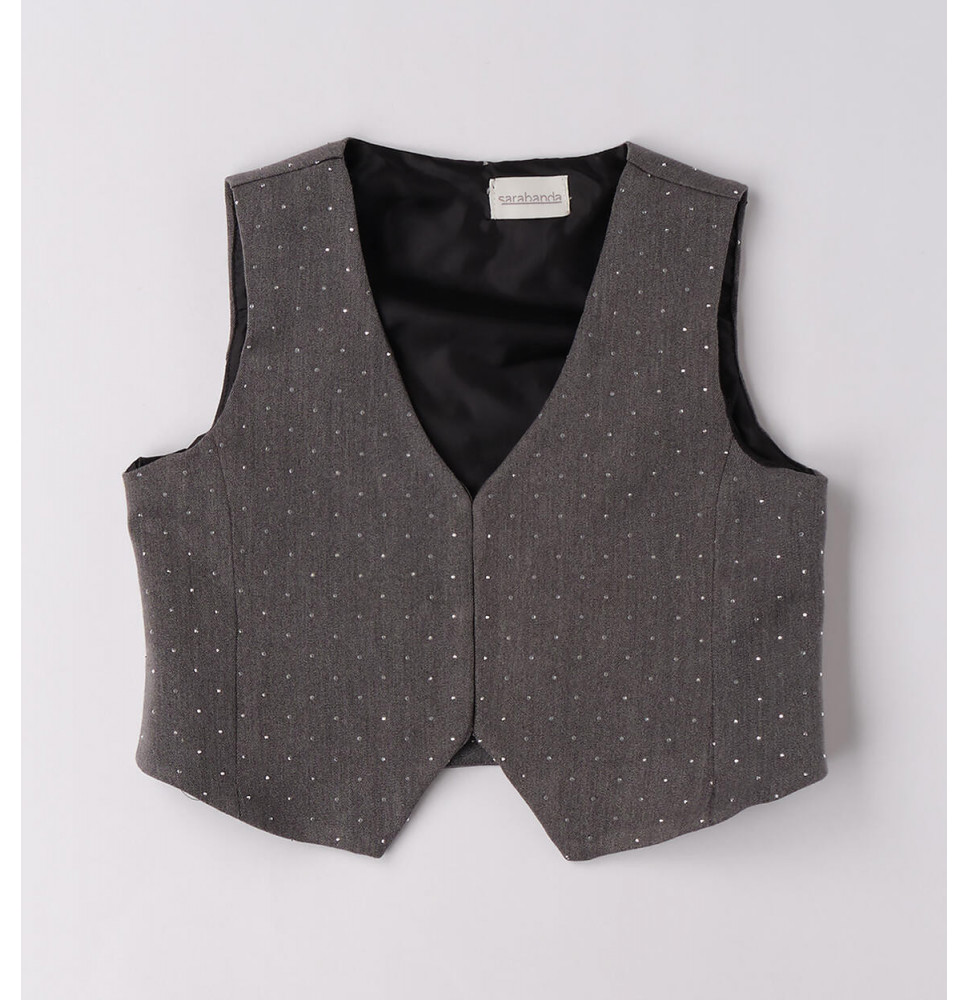 Gilet Sarabanda Ragazza Grigio F590