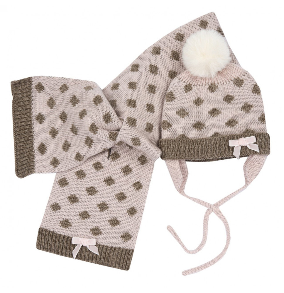 Set Chicco Sciarpa con cappello Bimba Rosa 100199