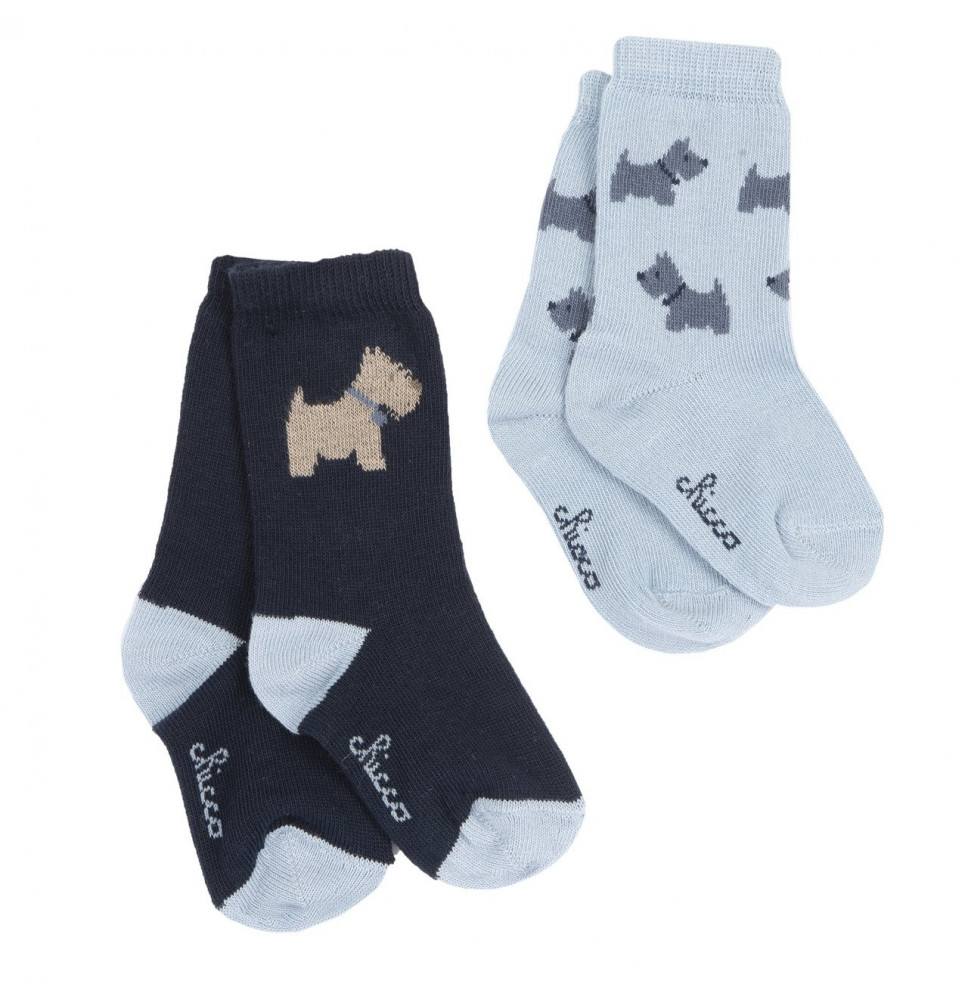 Set Chicco due paia calzini Bimbo Blu 100516