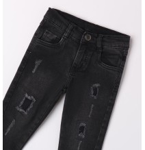 Jeans Sarabanda Neri strappati bambino  A164