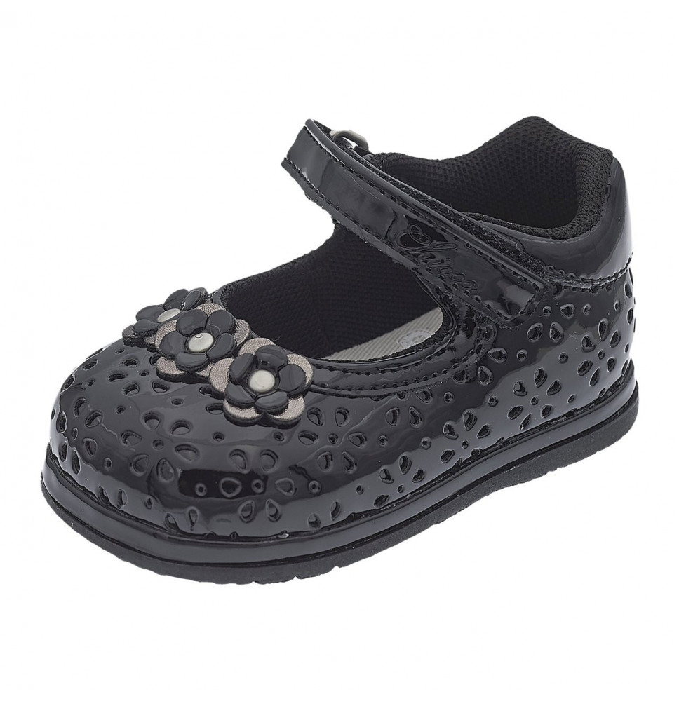 Ballerina Chicco Gelly Bimba Nera 01072072 Ballerina Chicco Gelly Bimba Nera 01072072
