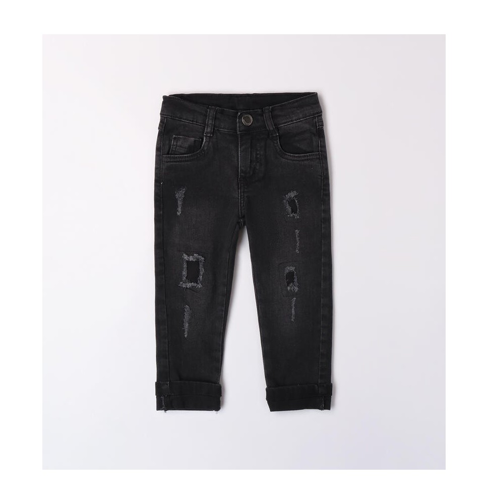 Jeans Sarabanda Neri strappati bambino  A164