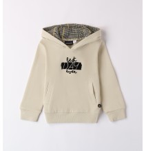 Felpa Sarabanda Beige con cappuccio bambino  A034