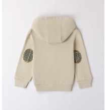 Felpa Sarabanda Beige con cappuccio bambino  A034