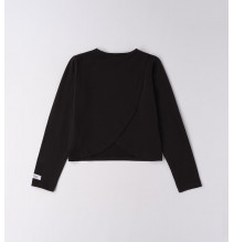 Maglietta Sarabanda Ragazza Nera F489