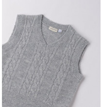 Gilet Sarabanda Ragazza Grigio F500