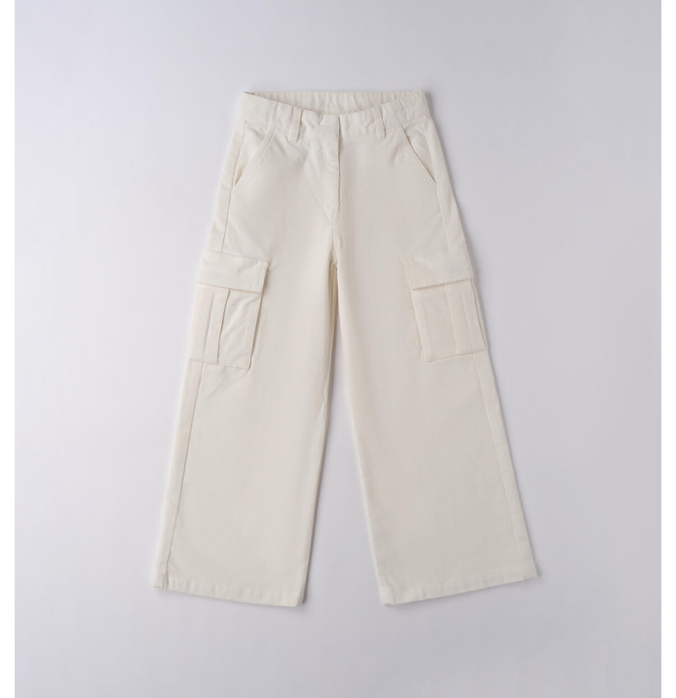 Pantalone Sarabanda Ragazza Panna F547