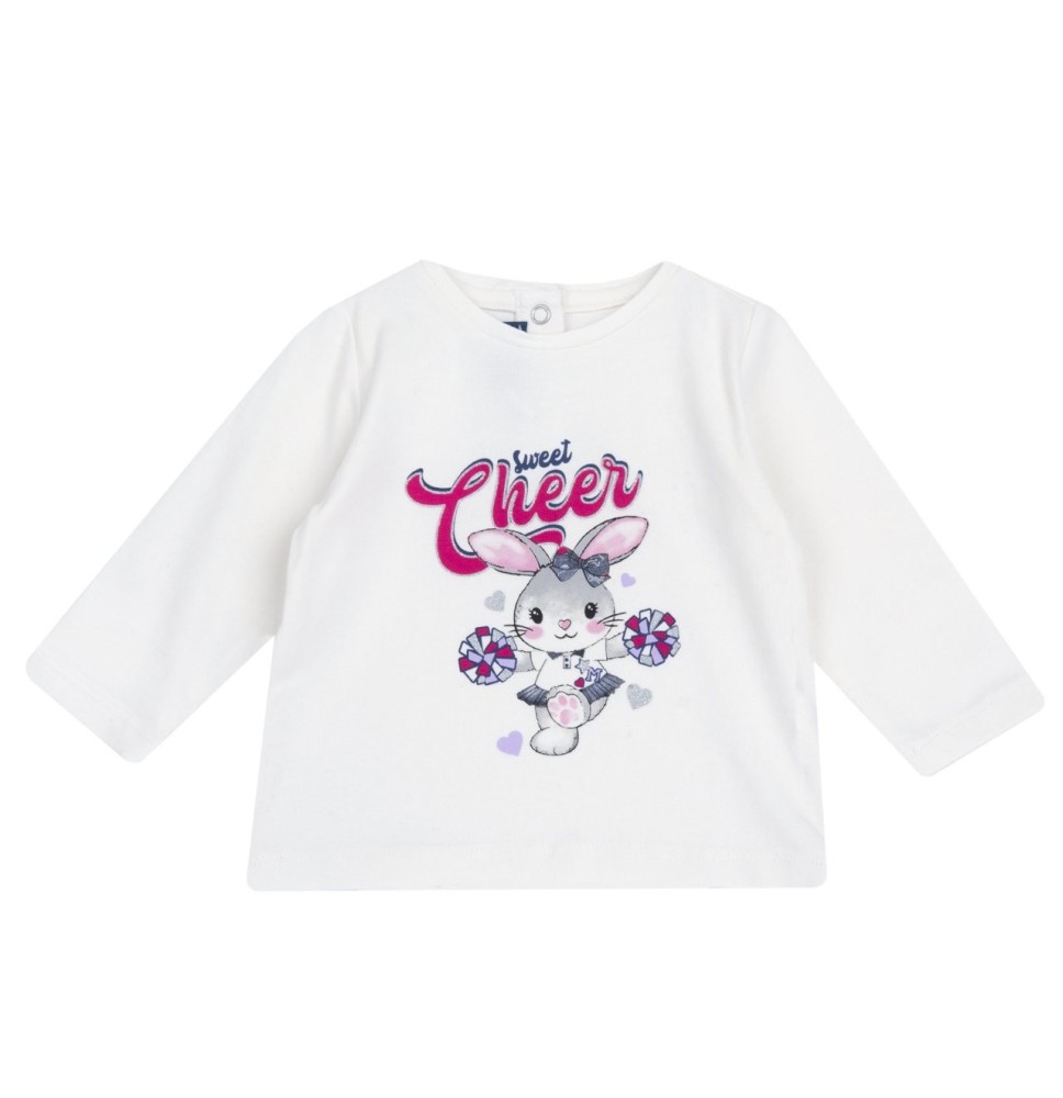 Maglietta Chicco Bianca manica lunga 07365