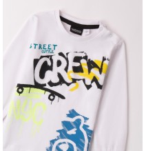 Maglia Sarabanda Bianca per bambino con scritte A016