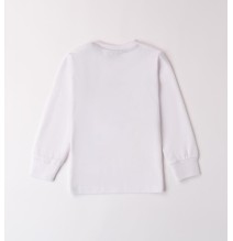 Maglia Sarabanda Bianca per bambino con scritte A016