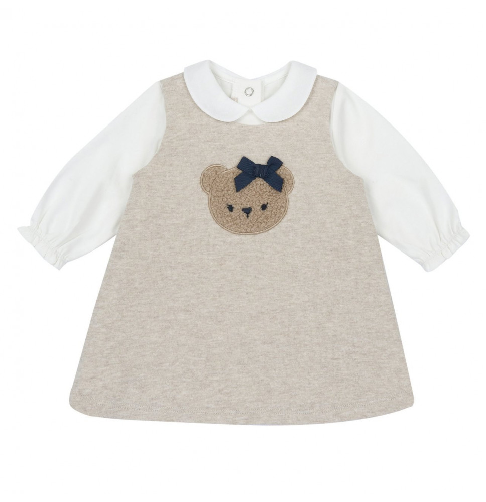 Vestito Chicco Bimba Beige 100534