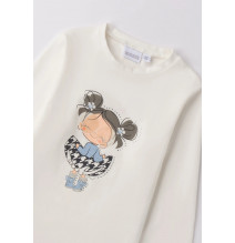 Maglietta Sarabanda Bimba Bianca F319