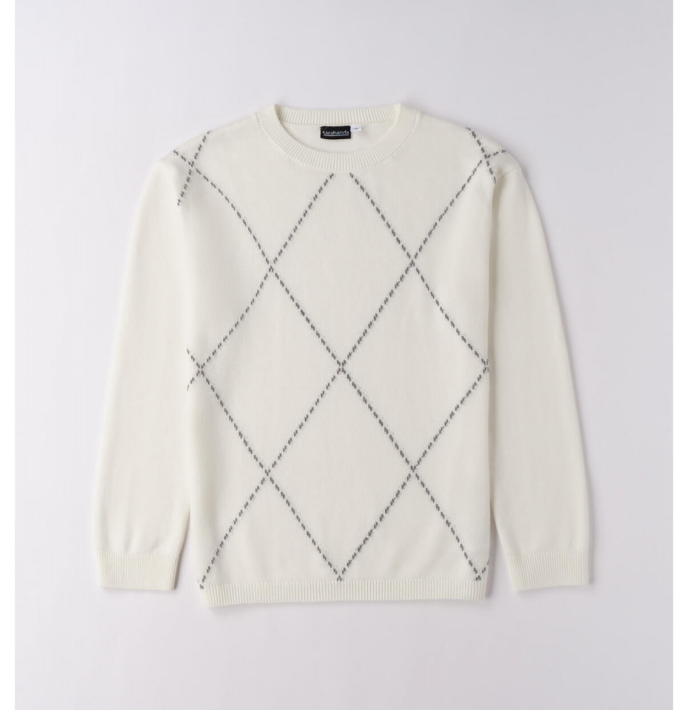Maglione Sarabanda Ragazzo Bianco F650