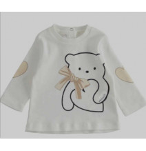 Maglietta Minibanda Bimba Bianca 5772