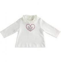 Maglietta Minibanda Bimba Bianca 5774