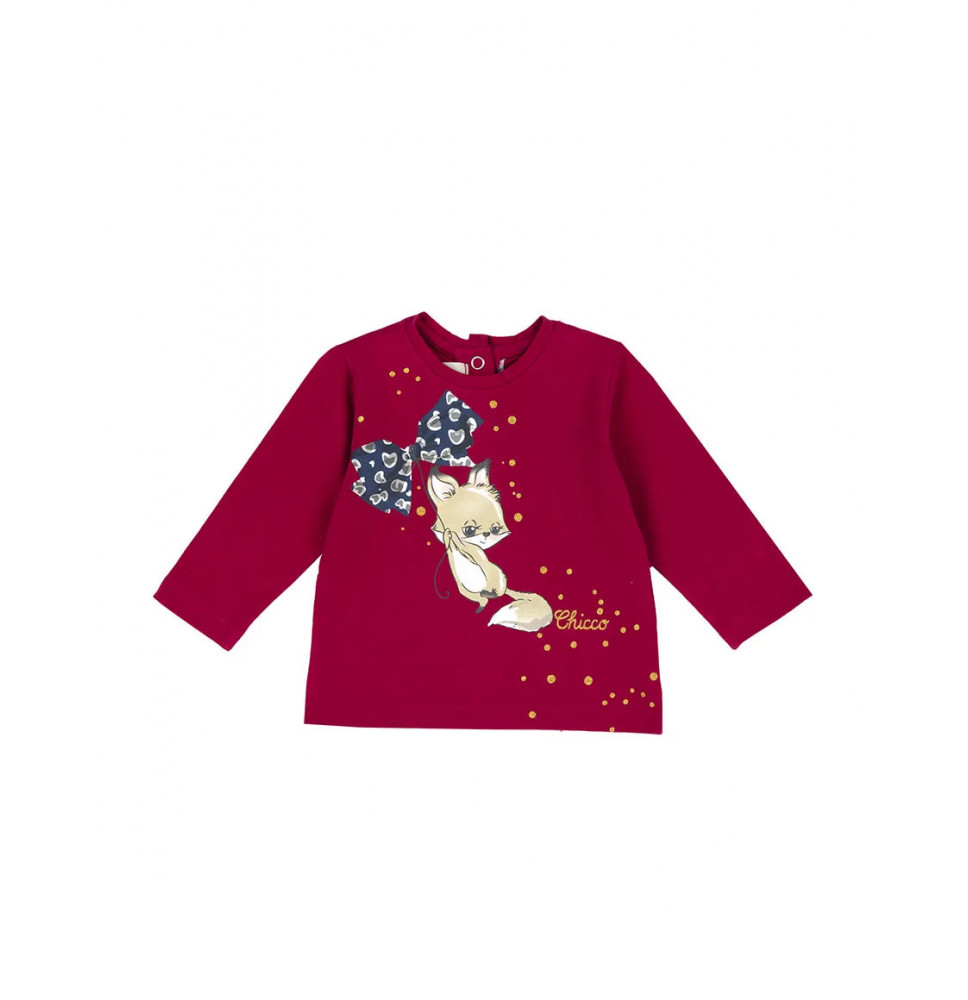 Maglietta Chicco Bimba Bordeaux 67894